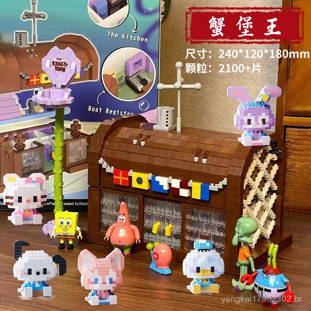 Compatível com Blocos LEGO, Brinquedo Educativo de Blocos de