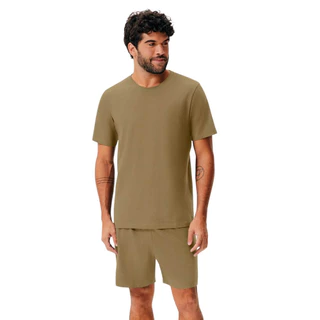 Pijama Curto Masculino Hering Algodão Pima em Oferta na Shopee