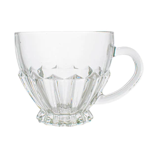 Xícaras de Café Chá de Cristal Brasília 1 peça 220mL - Casambiente em Oferta na Shopee