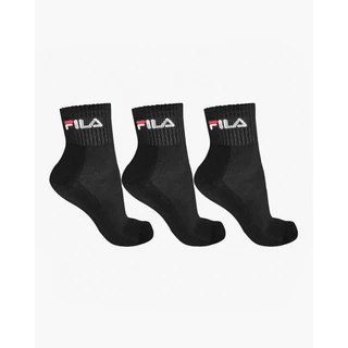 Kit Com 3 Pares de Meias Cano Médio Algodão Adulto Unisex Fila