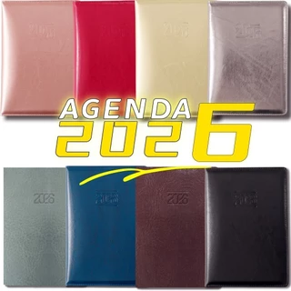 Agenda 2026 Capa Em Pu Diária Executiva Couro Planner 192/168 FLS Anotações