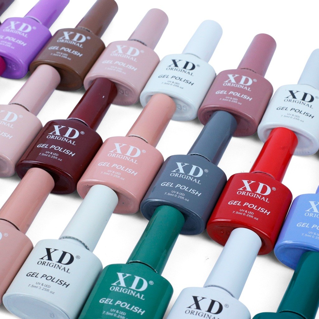 KIT 10 Esmaltes em Gel 7,5ml X&D Original com Anvisa Promoção | Shopee ...