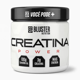 Creatina Power Monohidratada Bluster– 100g em Oferta na Shopee