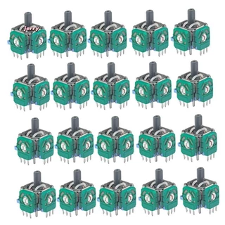 20 Peças Para Joystick Analógico 3D , Bastão De Polegar Switch Pro/ONE/Controlador De Jogo , Potenciômetro De , Fácil De