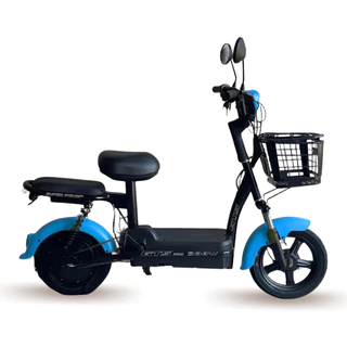 Bicicleta Scooter Elétrica GTS 500w Sem Cnh Preto com Azul