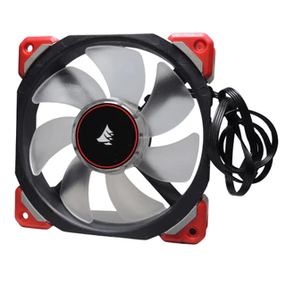 Cooler Fan Corsair p/ gabinete 2400RPM 120mm 4 Pin Vermelho ML120 CO-9050042-WW Seminovo