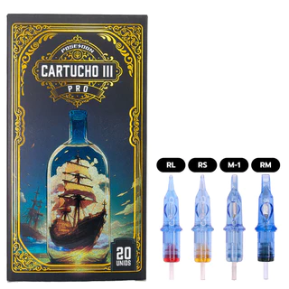 CARTUCHOS POSEIDON V3 PRÓ (RL - 0,30MM) COM 20 UNIDADES
