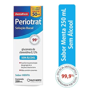 Periotrat Solução Bucal Sem Alcool Sabor Menta 250ml em Oferta na Shopee