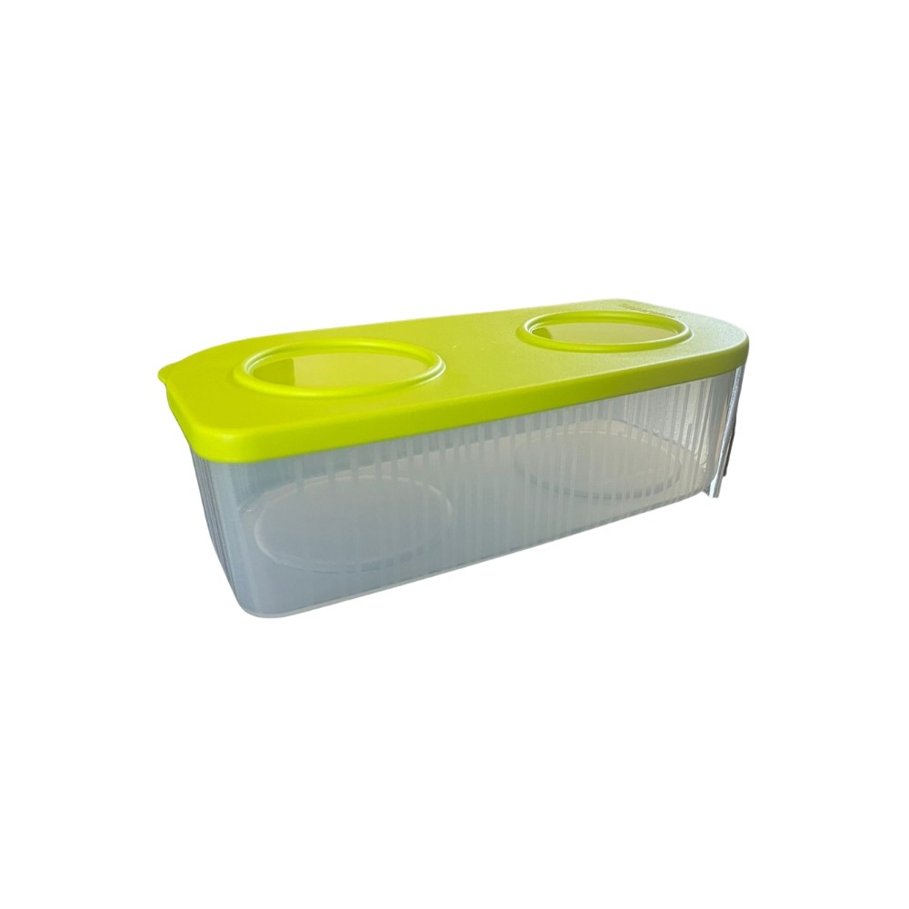 Tupperware Fresh Box Retangular Baixa 1 Litros - Translúcida Tampa ...