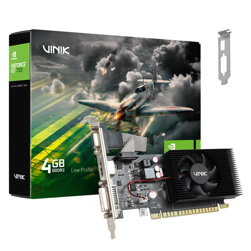 Gpu Nvidia Geforce Gt 730 4gb Ddr3 128 Bits Vinik Low Profile ...