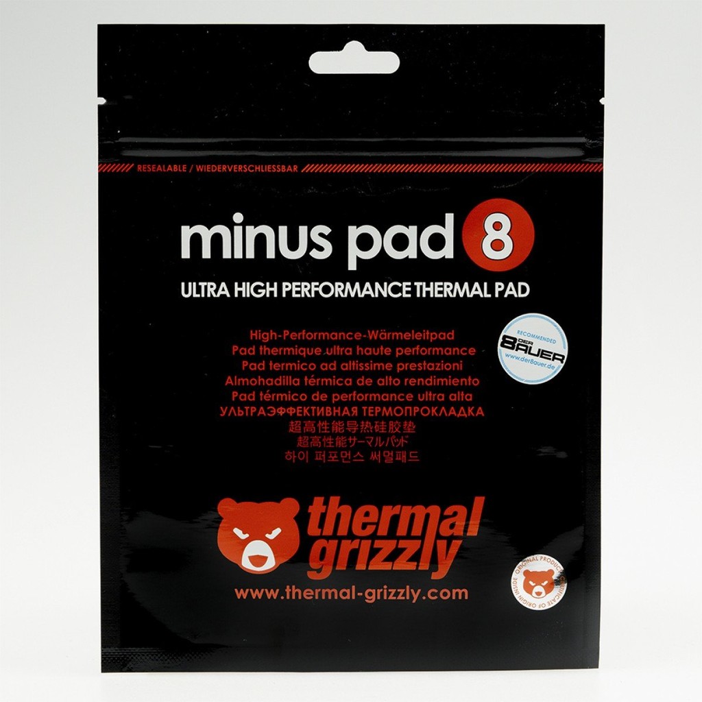 Thermal Pad Thermal Grizzly Minus Pad 8, 30x30x0.5mm, TG-MP8-30-30-05 ...