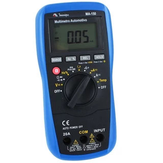 Multímetro automotivo digital portátil - MA-150 - Minipa em Oferta na Shopee