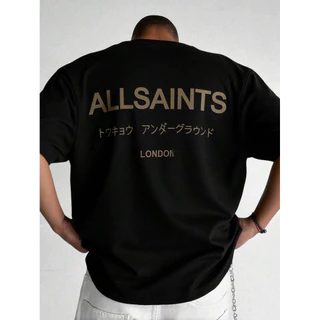 SAINT MICHAEL＞COVER ALLSAINT / BLACK camisa all saints preta em