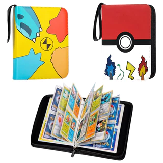 Álbum Fichário Pokémon p/ 400 Cards Colecionador Pasta