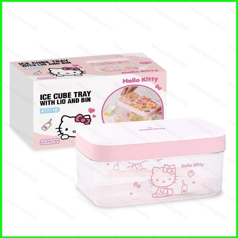 Conjunto De Bandejas De Cubos De Gelo NA1 Hello Kitty Máquina Em ...