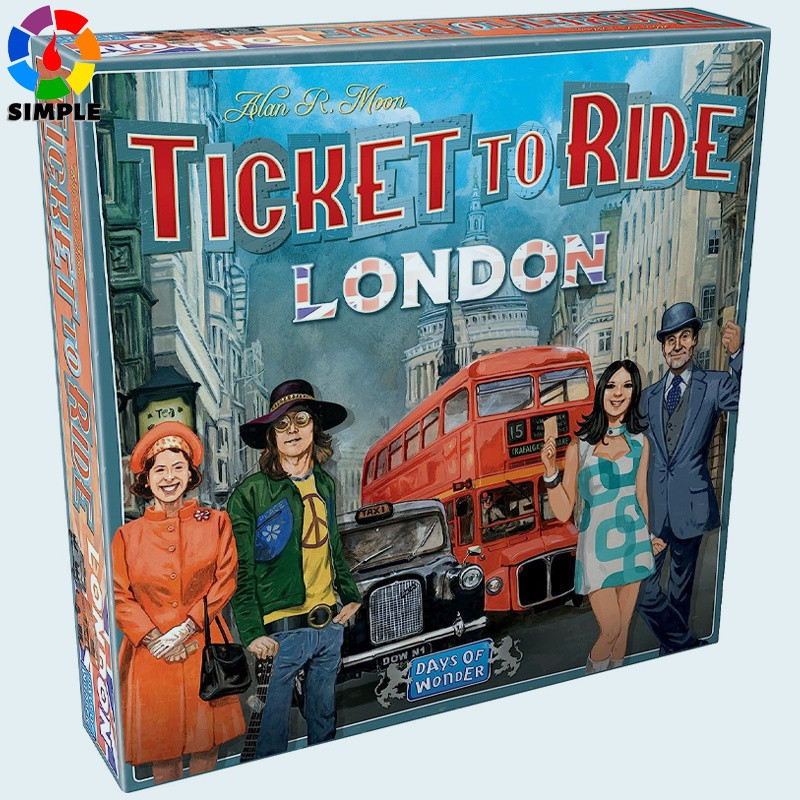 Bilhete Para Andar De Jogo De Tabuleiro De Londres