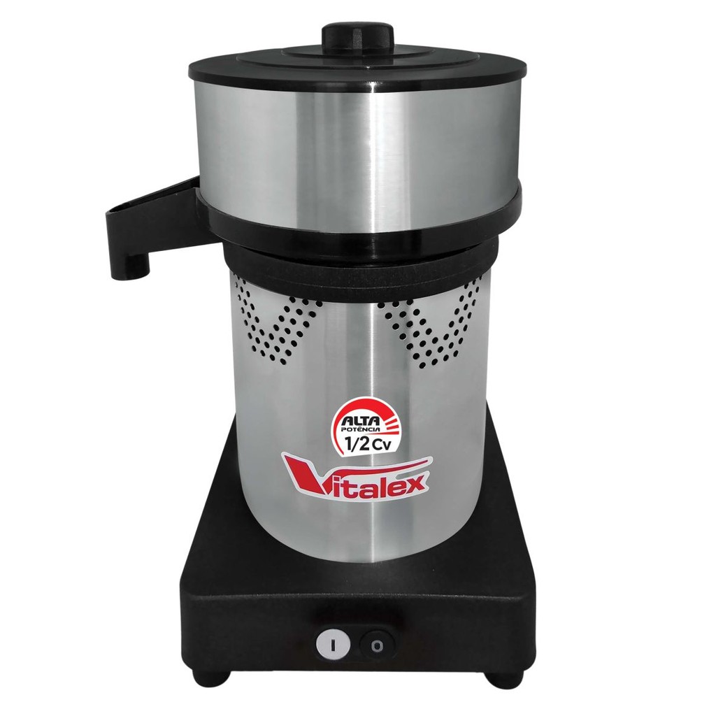 Extrator Espremedor De Suco Super 1/2hp Industrial Inox Cor 