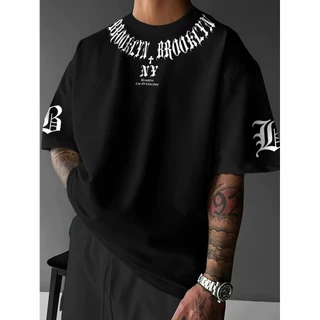 Camiseta Brooklyn NY Estilo Streetwear Masculina