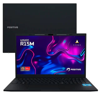 Notebook Positivo Vision R15M Minitela AMD Ryzen 5 5625U 16gb 512gb Ssd Linux 15.6"