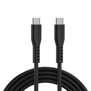 Cabo Usb-C Para Usb-C Preto Silicone 1,5M Esc06Sbk Geonav em Oferta na Shopee