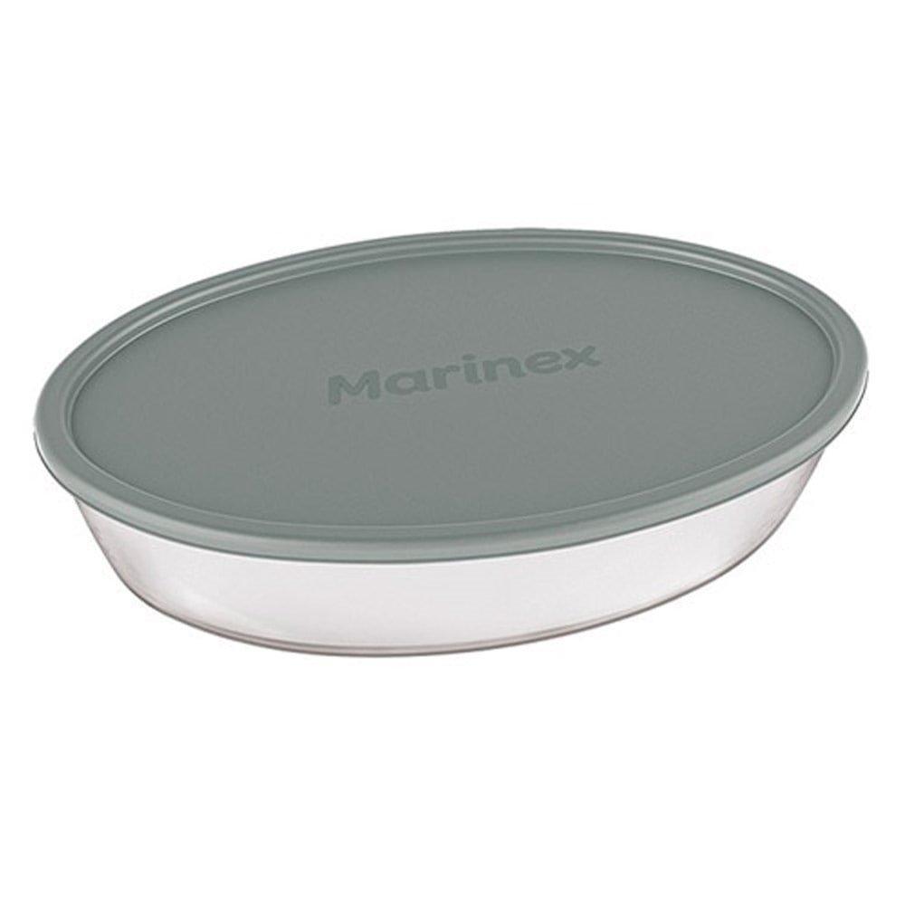 Conjunto Assadeira Marinex 1576 com Tampa Cinza 6 Peças | Shopee