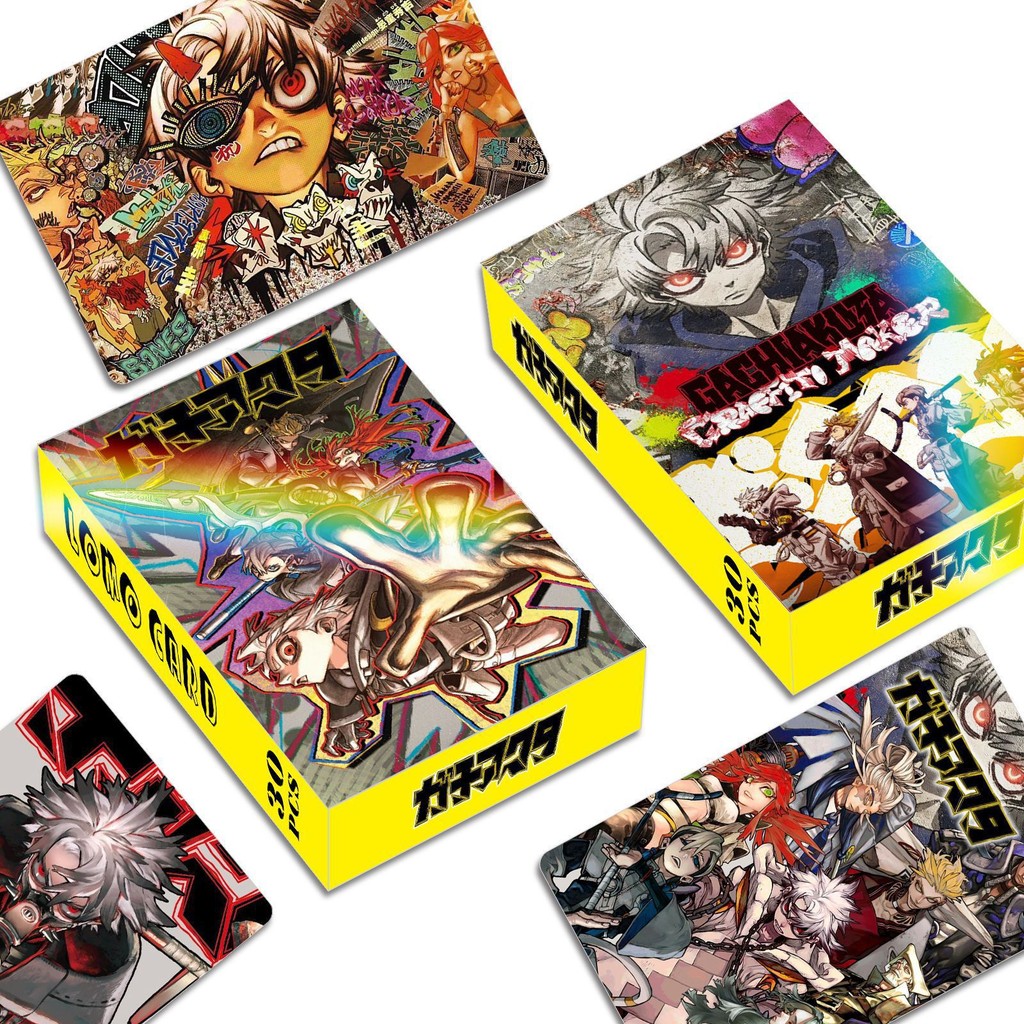 ガオン shopee トレカ タイ限定 30-96pcs Manhwa Manga GACHIAKUTA ALIEN STAGE Lomo Cards Amor E