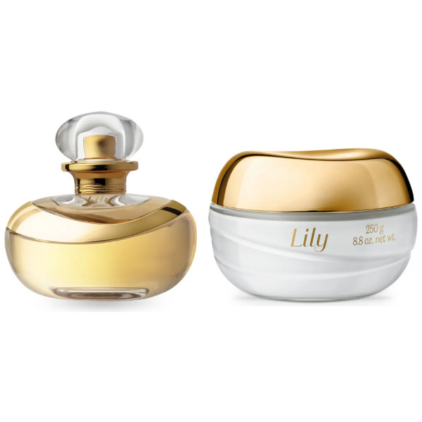 Lily Tradicional: Eau de Parfum 75ml + Creme Acetinado 250g