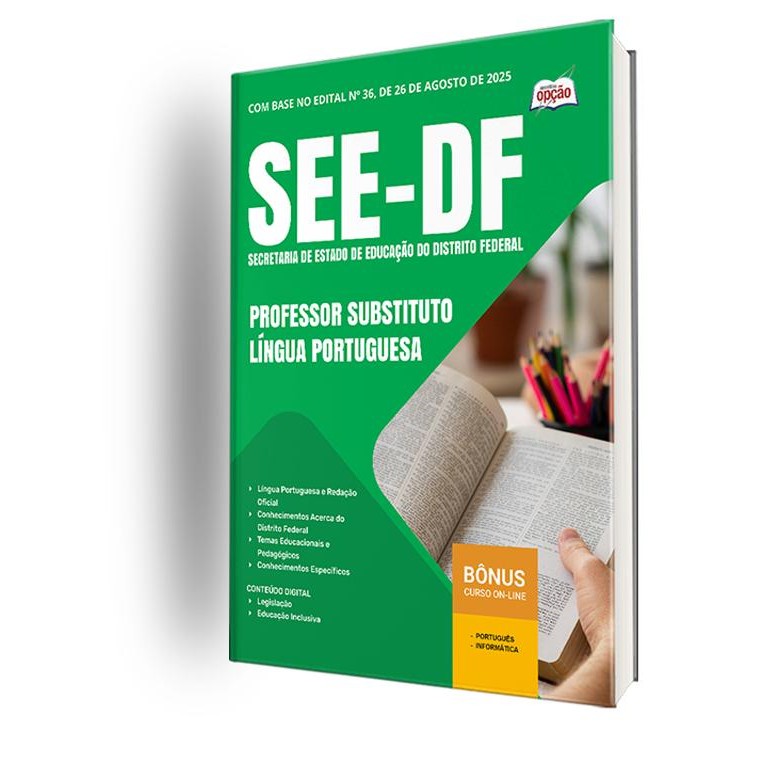 Apostila SEE-DF - Professor Substituto - Língua Portuguesa | Shopee Brasil