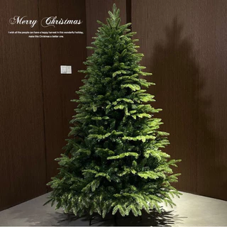 árvore de Natal PE de 1.8 m(800 galhos) / 2.1 m(1000 galhos) - montagem fácil, alta simulação