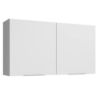 Armário Aéreo para Quarto 120 cm 2 Portas Branco Neo Madesa em Oferta na Shopee