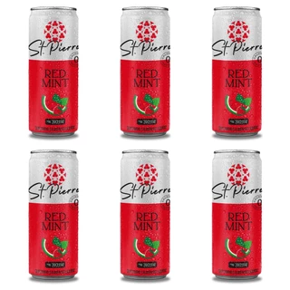 St. Pierre - 6x310ml - Red Mint Zero Açúcar