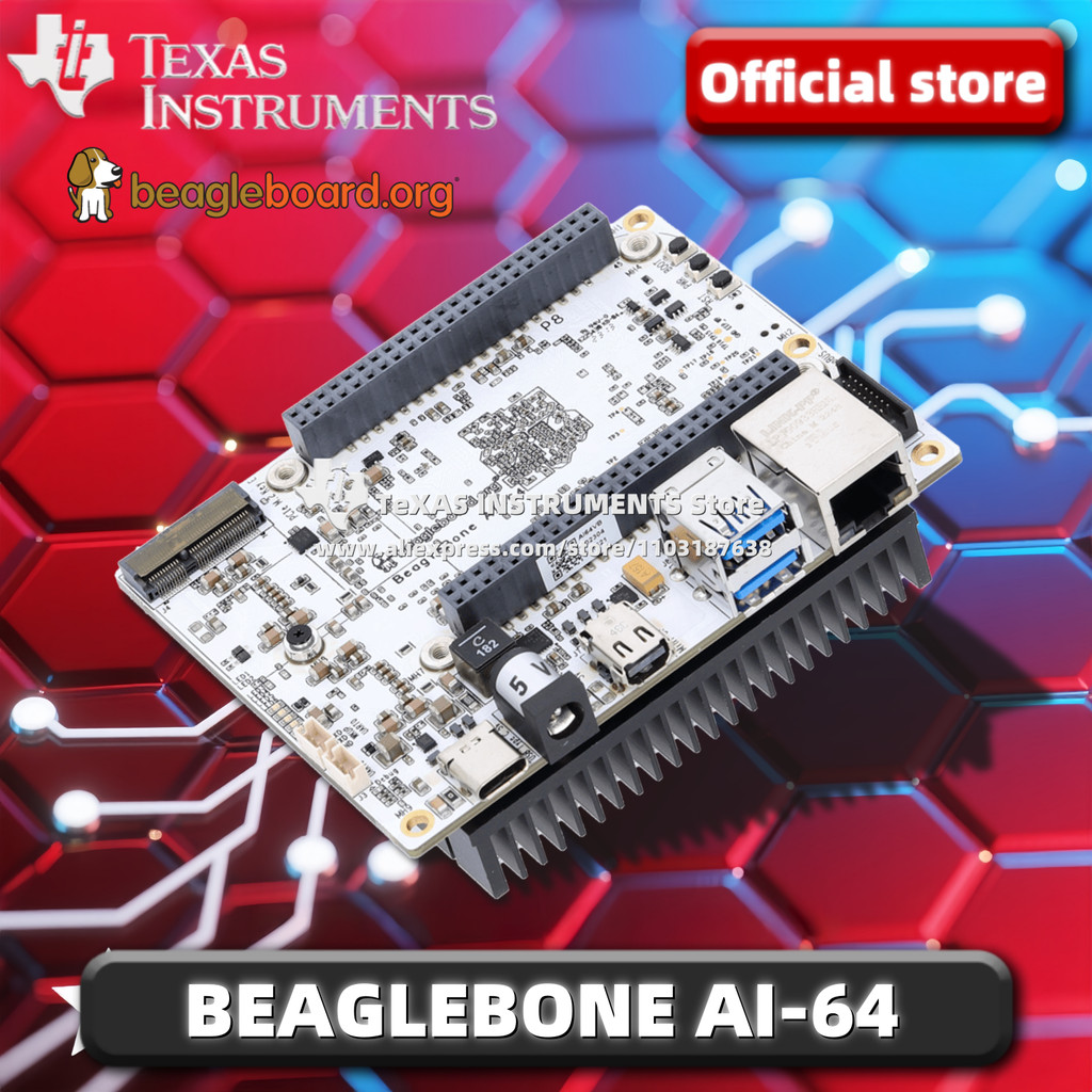 TI Oficial BEAGL-BONE-AI-64 BeagleBone ® Placa De Computação Embutida ...