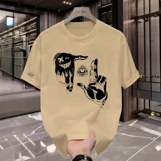 Camiseta Masculina Streetwear Olhar Smile Camisa 100% Algodão Premium Confortável Reforçada