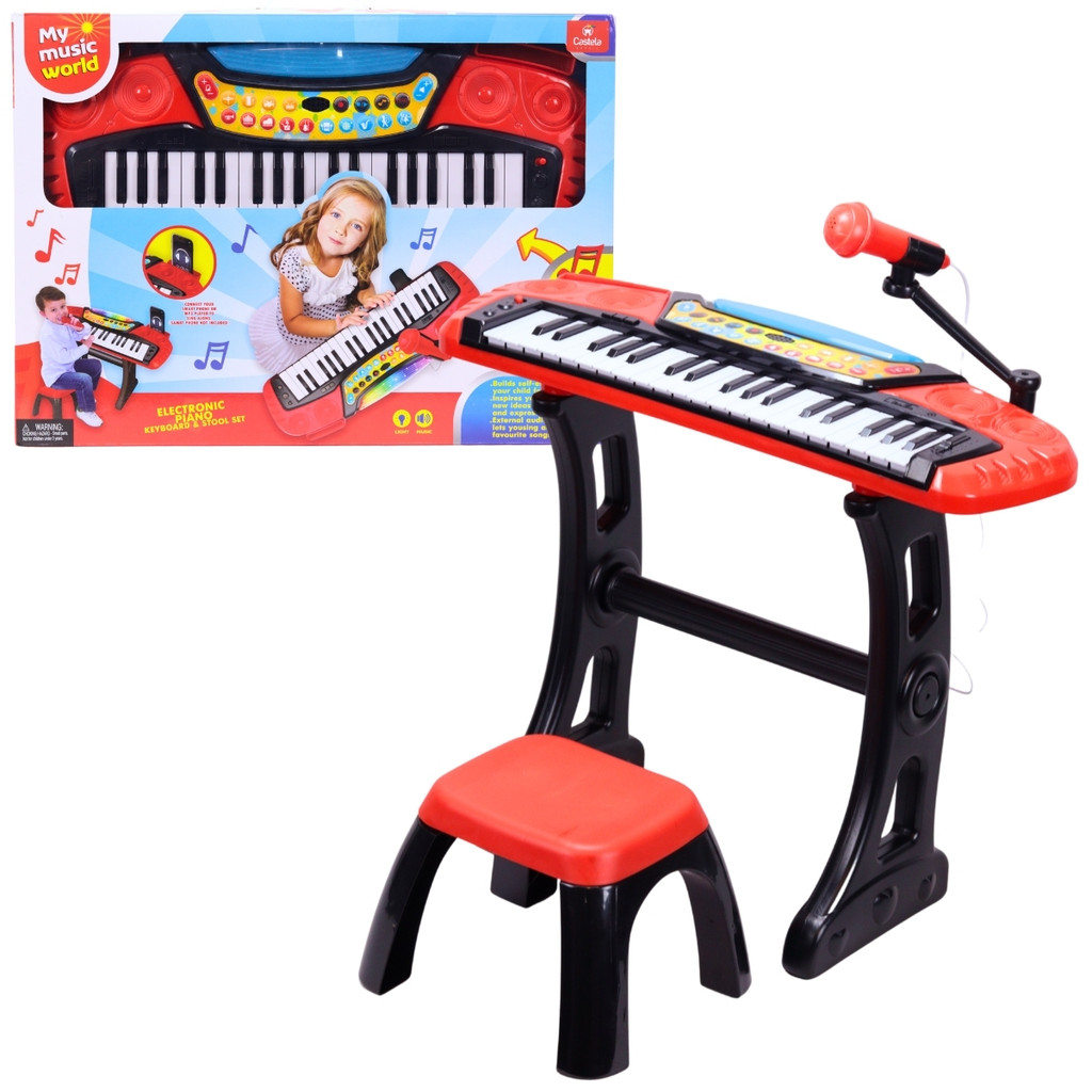 Teclado Eletrônico Musical Infantil Teclado para Criança 37 Teclas ...