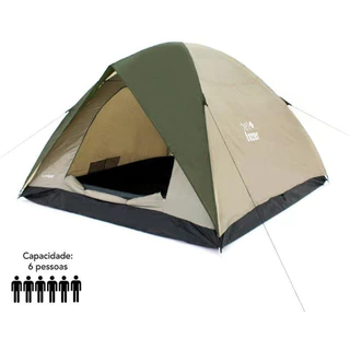 Barraca Camping Alta Premium Impermeável 6 Pessoas Bel em Oferta na Shopee