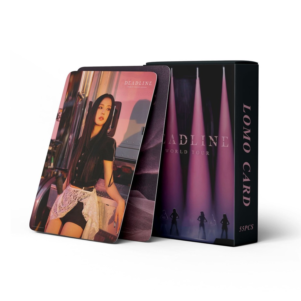 KPOP 55pcs/box BLACKPINK Holographic Photocards DEADLINE KPOP