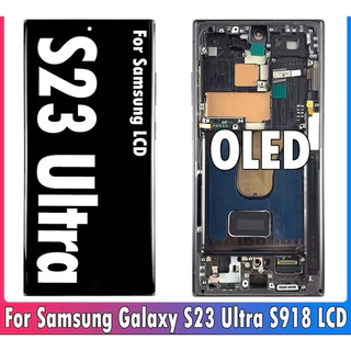 Promoção Tela Frontal Lcd Touch Display Compativel S23 Ultra S918 S918U Com Aro Oled Pronto Entrega
