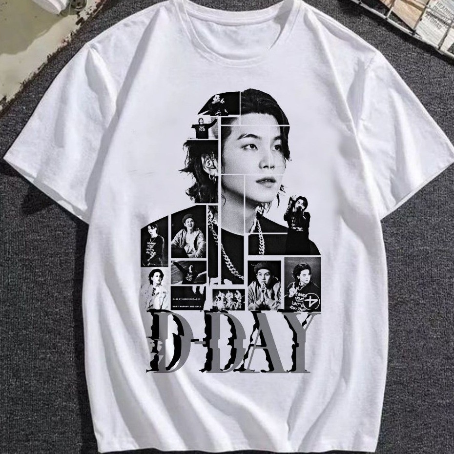 d day camiseta Agust D Suga Min Yoongi D Day unissex , bts