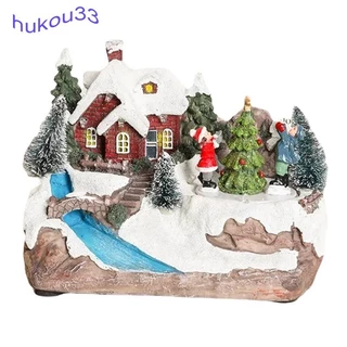 Estátua De Música Rotativa De Natal Decoração De Casa Enfeites De Mesa Presente De Feriado