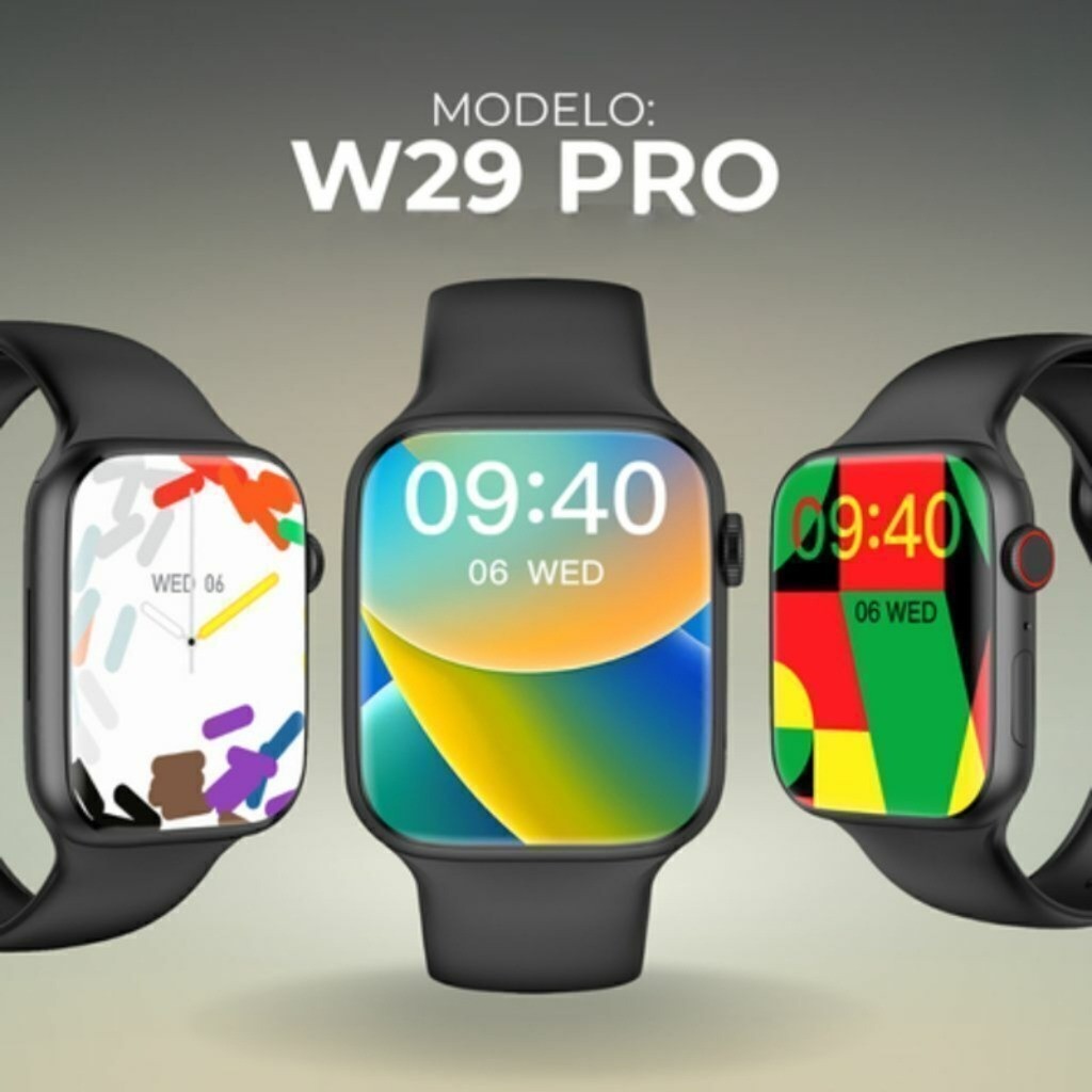 SmartWatch W29 Pro Série 9 AMOLED 47mm Relógio Watch 9 Pro Microwear ...