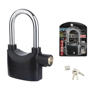 Motocicleta anti-roubo estilo longo e curto com cadeado de alarme sonoro  fang em Oferta na Shopee