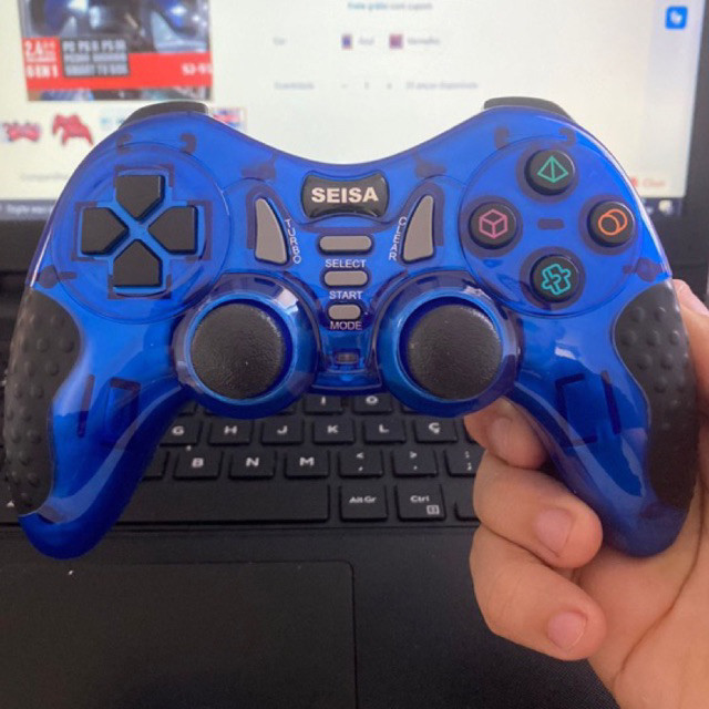 Controle sem fio para PC, Ps3, ps2 Celular Android, Tablete e Box Tv ...