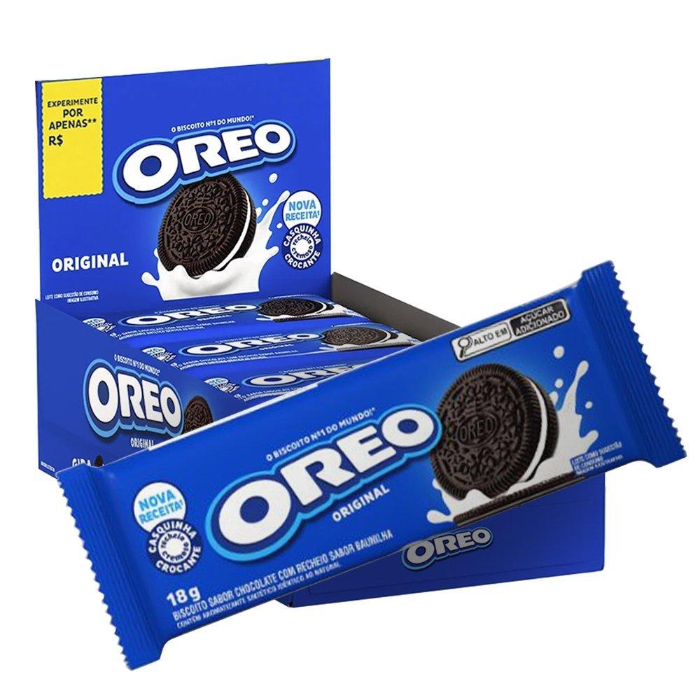 Biscoito Oreo Original Sabor Baunilha 18g