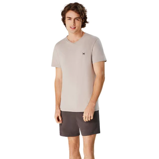 Pijama Masculino Curto Liso Hering - Algodão em Oferta na Shopee