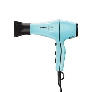 Secador de Cabelo Taiff Style 2 Velocidades - 5 Temperaturas 2000W, Azul em Oferta na Shopee