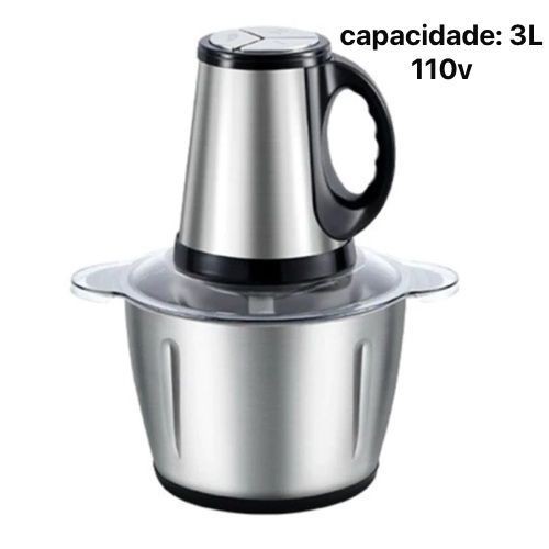 Moedor Elétrico COM ALÇA 3 Litros Triturador 110v Legumes Ca