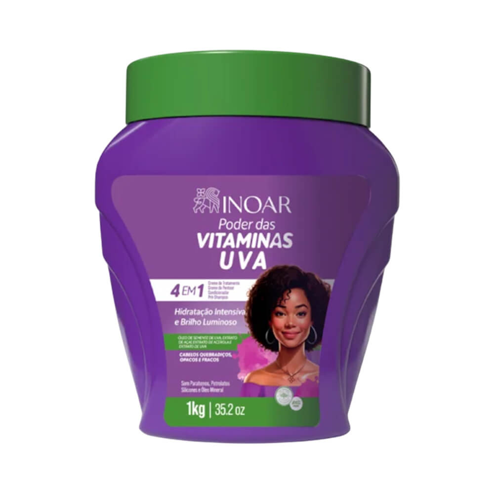 Creme Inoar Poder das Vitaminas Uva 1kg | Shopee Brasil