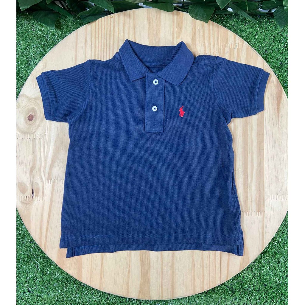 Camiseta Polo Ralph Lauren Azul com Vermelho