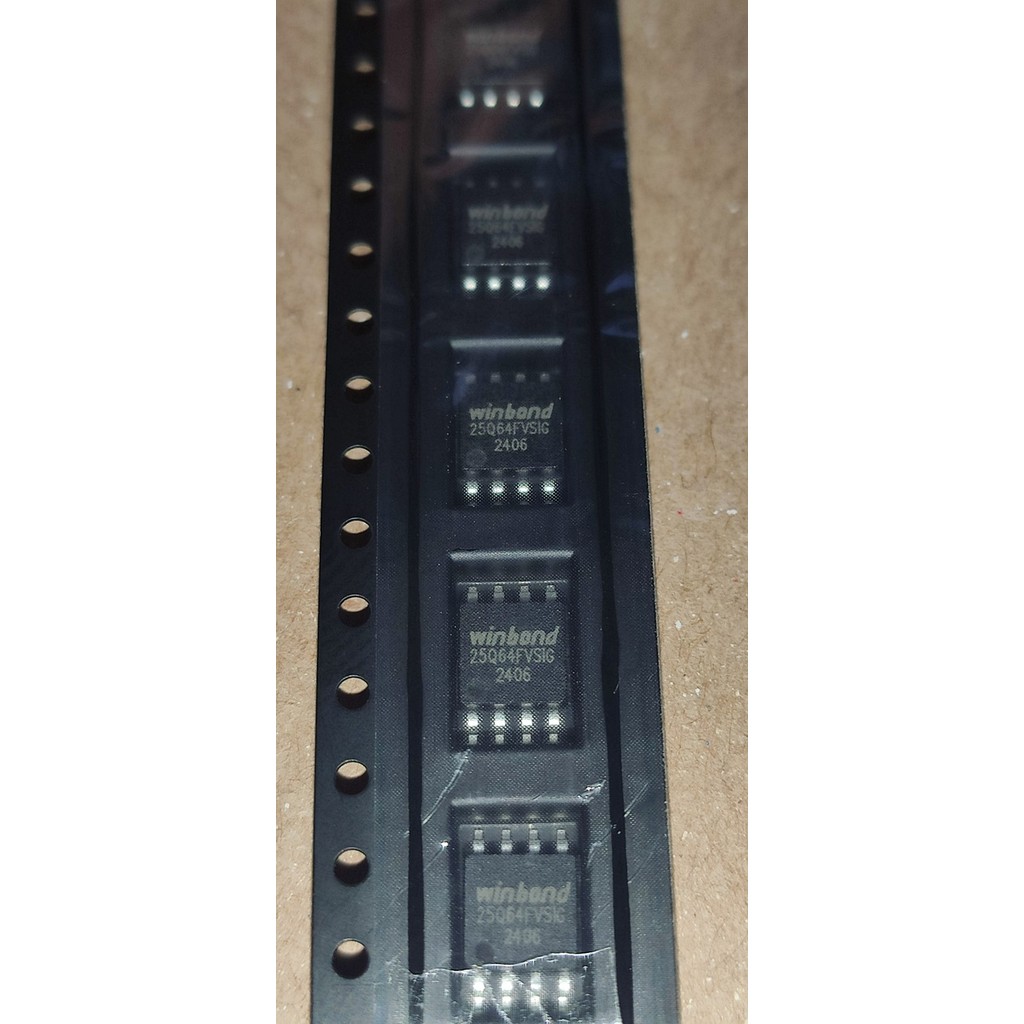 25q64fvsig 25q64 W25q64 Winbond Memória Bios 3.3v Virgem | Shopee