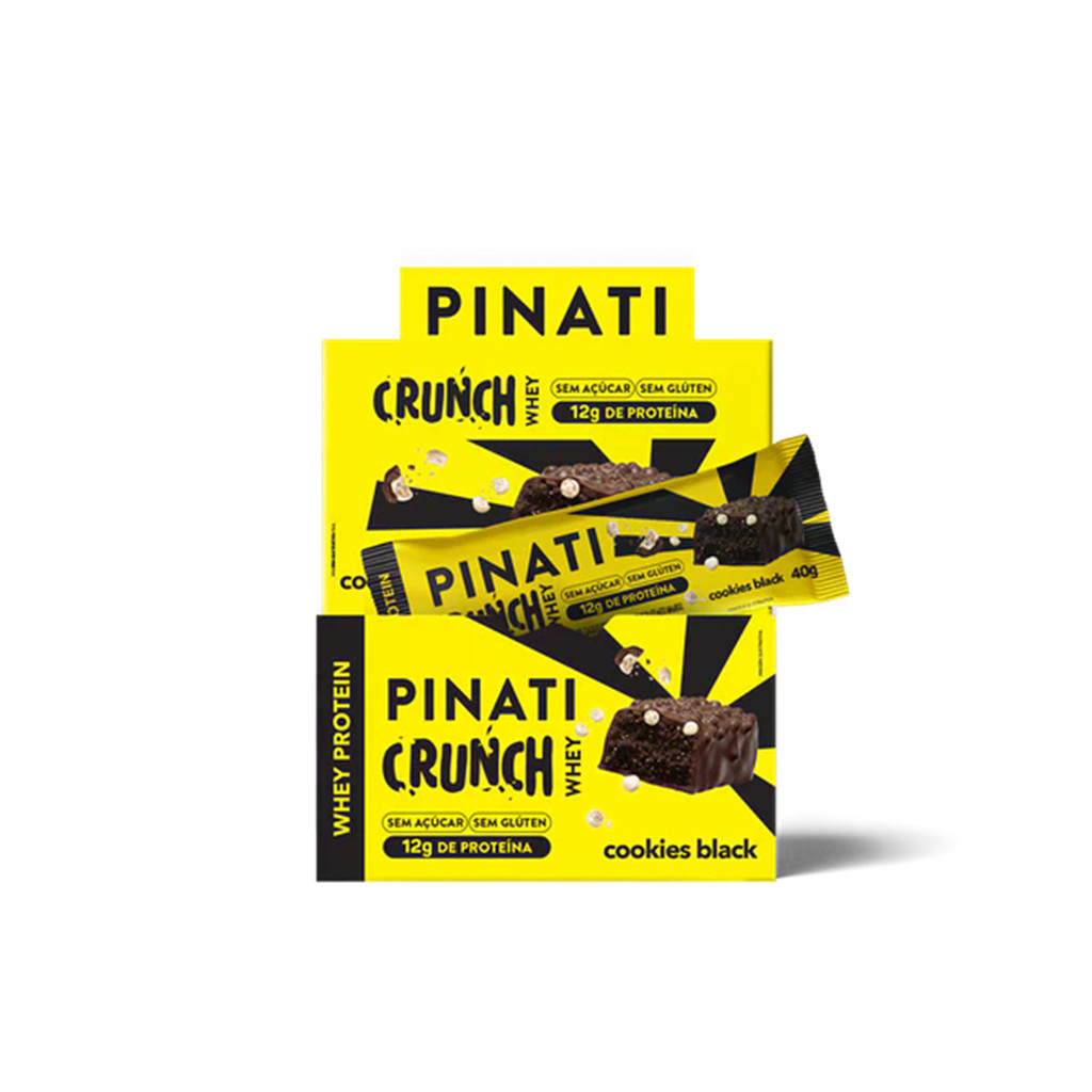 Crunch Whey Zero Açúcar 40g 12un Vários Sabores Pinati | Shopee Brasil